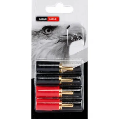 Разъем Акустический Eagle Cable Deluxe Banana Luxus 4-set